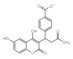 4,6-dihydroxy-3-[1-(4-nitrophenyl)-3-oxobutyl]chromen-2-one