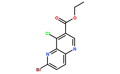 6-溴-4-氯-1,5-萘啶-3-羧酸乙酯