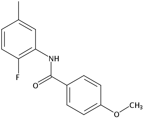 Benzamide, N-(2-fluoro-5-methylphenyl)-4-methoxy-