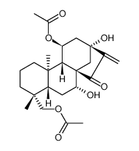 (5β,7α,8α,9β,10α,11β,13α)-7,13-Dihydroxy-15-oxokaur-16-ene-11,18- diyl diacetate