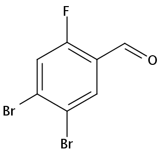 4,5-二溴-2-氟苯甲醛