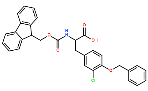 (S)-3-(4-苄氧基-3-氯-苯基)-2-(9H-芴-9-基甲氧基羰基氨基)-丙酸