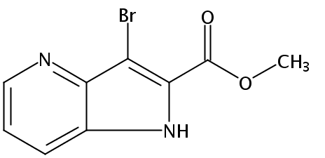 3-溴-1H-吡咯并-[3,2-B]吡啶-2-羧酸甲酯