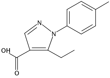 5-ethyl-1-(4-methylphenyl)-1H-pyrazole-4-carboxylic acid