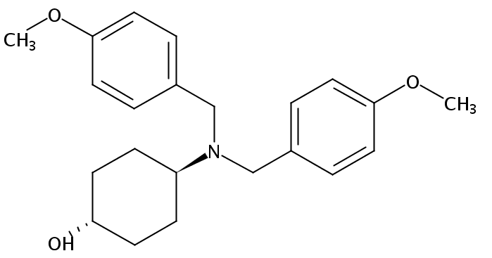 (1r,4r)-4-(Bis(4-methoxybenzyl)amino)cyclohexanol