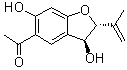 1-[(2R,3S)-2,3-二氢-3,6-二羟基-2-(1-甲基乙烯基)-5-苯并呋喃基]乙酮