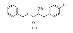 D-Phenylalanine, 4-chloro-, phenylmethyl ester, hydrochloride