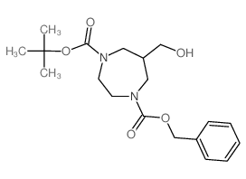 1-苄基 4-叔丁基 6-(羟基甲基)-1,4-二氮杂烷-1,4-二羧酸