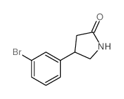 4-(3-溴苯基)-2-吡咯烷酮