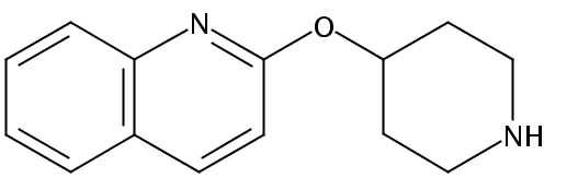4-(2-quinolinyloxy)-piperidine