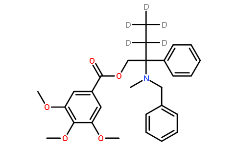 N-Benzyl N-Demethyl Trimebutine-d5