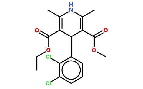 4-(2,3-二氯苯基)-1,4-二氢-2,6-二甲基-3,5-吡啶二羧酸乙基甲基酯