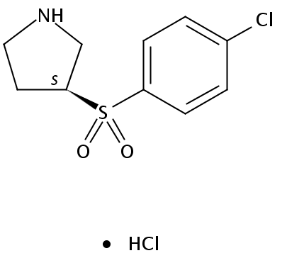 (S)-3-((4-Chlorophenyl)sulfonyl)pyrrolidine hydrochloride