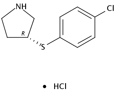 (R)-3-((4-Chlorophenyl)thio)pyrrolidine hydrochloride