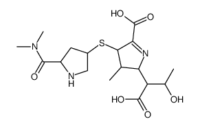 2-(1-carboxy-2-hydroxypropyl)-4-[5-(dimethylcarbamoyl)pyrrolidin-3-yl]sulfanyl-3-methyl-3,4-dihydro-2H-pyrrole-5-carboxylic acid