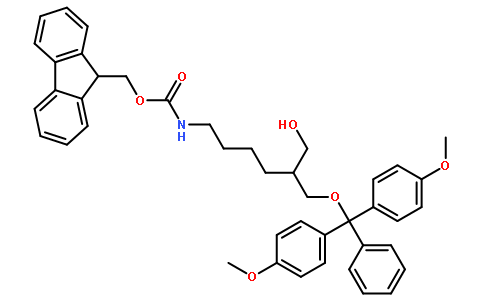 [6-[双(4-甲氧基苯基)苯基甲氧基]-5-(羟基甲基)己基]-氨基甲酸-9H-氟-9-甲酯 (9CI)