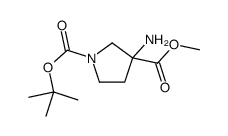 1-tert-butyl 3-methyl 3-aminopyrrolidine-1,3-dicarboxylate