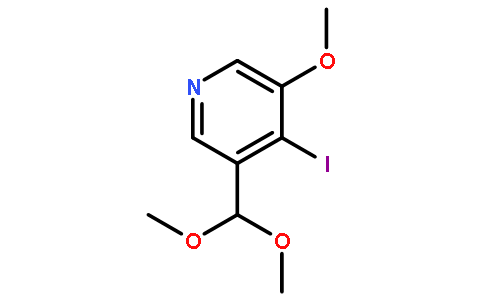 3-(二甲氧基甲基)-4-碘-5-甲氧基吡啶