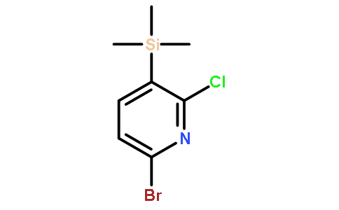 6-溴-2-氯-3-(三甲基甲硅烷基)吡啶
