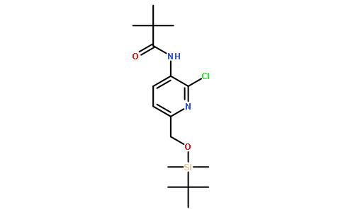 N-(6-((叔丁基二甲基甲硅烷基氧基)甲基)-2-氯吡啶-3-基)棕榈酰胺