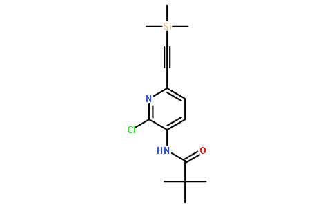 N-(2-氯-6-((三甲基甲硅烷基)乙炔)吡啶-3-基)三甲基乙酰胺