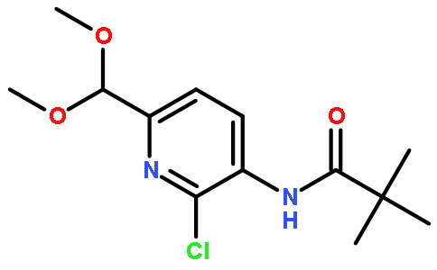 N-(2-Chloro-6-(dimethoxymethyl)pyridin-3-yl)-pivalamide
