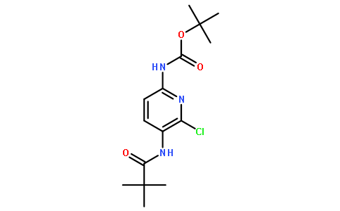 tert-Butyl 6-chloro-5-pivalamidopyridin-2-ylcarbamate