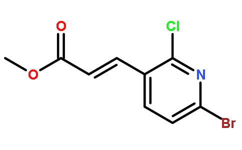 Methyl 3-(6-bromo-2-chloropyridin-3-yl)acrylate