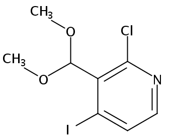 2-Chloro-3-(dimethoxymethyl)-4-iodopyridine