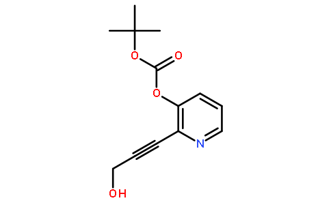 tert-Butyl 2-(3-hydroxyprop-1-ynyl)pyridin-3-yl-carbonate