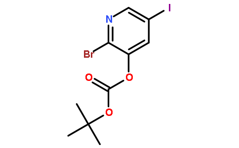 2-Bromo-5-iodopyridin-3-yl tert-butyl carbonate