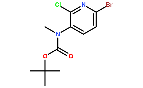 tert-Butyl (6-bromo-2-chloropyridin-3-yl)-methylcarbamate