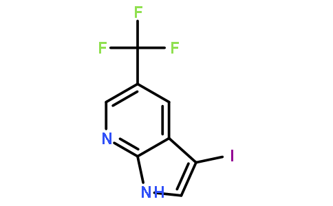 3-碘-5-(三氟甲基)-1H-吡咯并[2,3-b]-吡啶