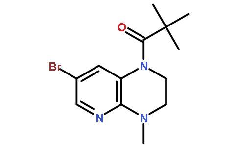 1-(7-Bromo-4-methyl-3,4-dihydropyrido[2,3-b]-pyrazin-1(2H)-yl)-2,2-dimethylpropan-1-one