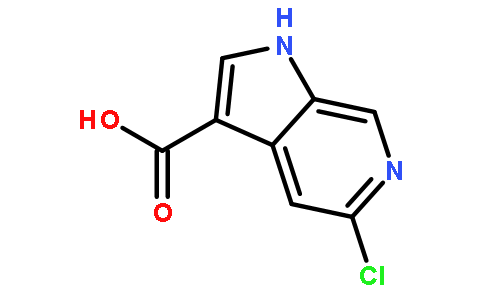 5-氯-1H-吡咯并[2,3-c]吡啶-3-羧酸