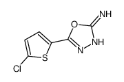 5-(5-chlorothiophen-2-yl)-1,3,4-oxadiazol-2-amine