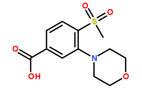 3-(4-吗啉基)-4-甲砜基苯甲酸