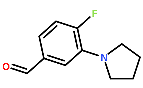 3-(1-吡咯烷基)-4-氟苯甲醛