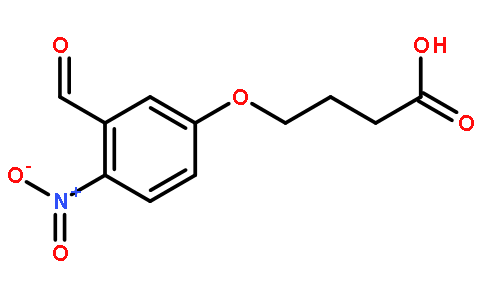 4-(3-甲酰基-4-硝基-苯氧基)-丁酸