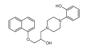 2-[4-(2-hydroxy-3-naphthalen-1-yloxypropyl)piperazin-1-yl]phenol