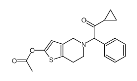 5-(2-Cyclopropyl-2-oxo-1-phenylethyl)-4,5,6,7-tetrahydrothieno[3, 2-c]pyridin-2-yl acetate