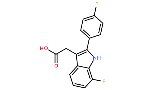 [7-氟-2-(4-氟-苯基)-1H-吲哚-3-基]-乙酸