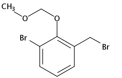1-bromanyl-3-(bromomethyl)-2-(methoxymethoxy)benzene