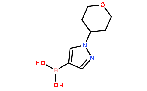 1-(tetrahydro-2H-pyran-4-yl)-1H-pyrazol-4-ylboronic acid