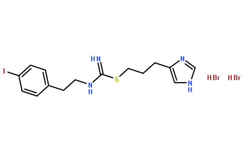 3-(1H-Imidazol-4-yl)propyl N-[2-(4-iodophenyl)ethyl]carbamimidoth ioate dihydrobromide