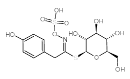 [2-[3-(4-hydroxy-3,5-dimethoxyphenyl)acryloyloxy]ethyl]trimethylammonium, saltwith 1-thio-β-D-glucopyranose 1-[4-hydroxy-N-(sulphooxy)phenylacetimidate] (1:1)