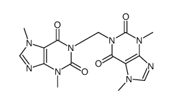 1-[(3,7-dimethyl-2,6-dioxopurin-1-yl)methyl]-3,7-dimethylpurine-2,6-dione