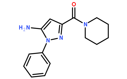 (5-氨基-1-苯基-1H-吡唑-3-基)(哌啶-1-基)甲酮