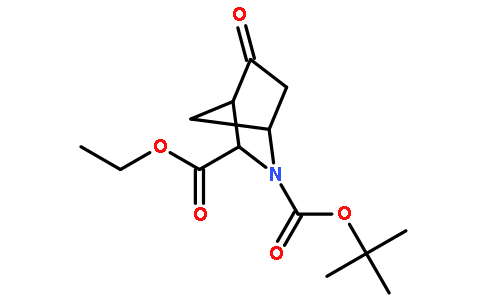 O2-tert-butyl O3-ethyl (1R,3S,4S)-5-oxo-2-azabicyclo[2.2.1]heptan e-2,3-dicarboxylate