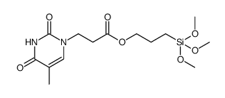 1(2H)-Pyrimidinepropanoic acid, 3,4-dihydro-5-methyl-2,4-dioxo-, 3-(trimethoxysilyl)propyl ester